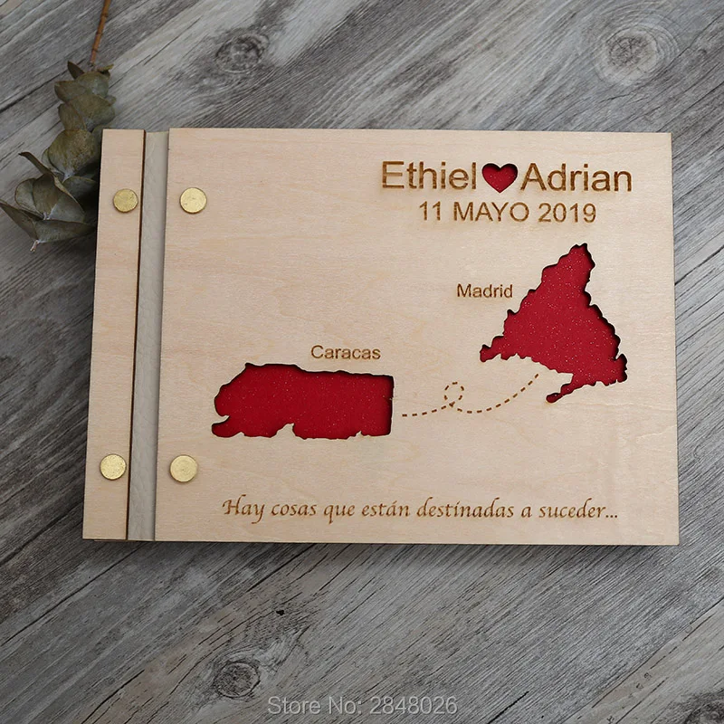 Map engraved wedding guestbook - Custom Star Map 评论和价格